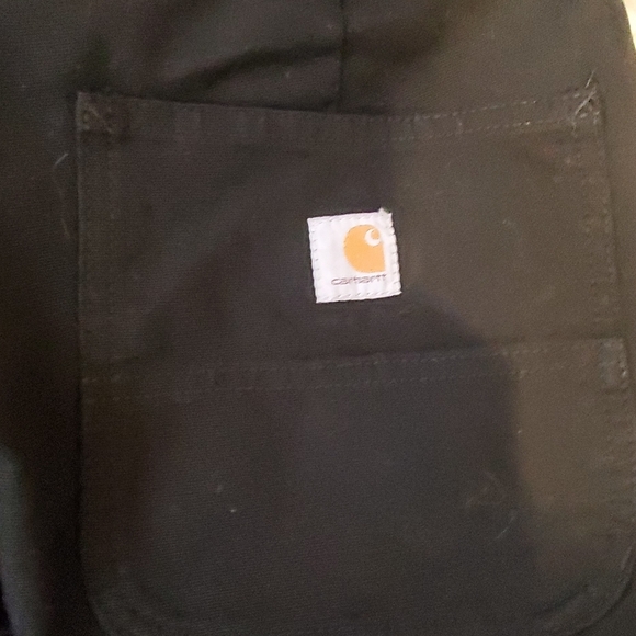 Carhartt  loose fit NWT SZ 12. rugged flex canvas work pant. Black straight leg - Picture 3 of 9